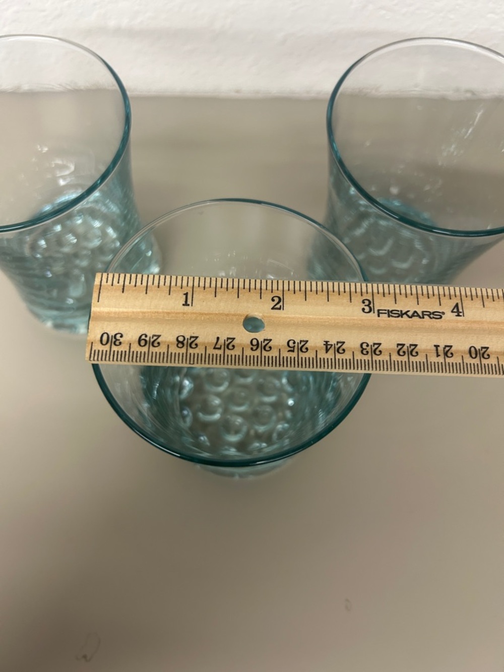 Vgt Libbey Hob Nob ice blue double old fashioned glasses - Picture 3 of 5